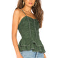 Rayna Top in SYCAMORE GREEN