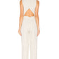 Reese Jumpsuit in NATURAL STRIPE