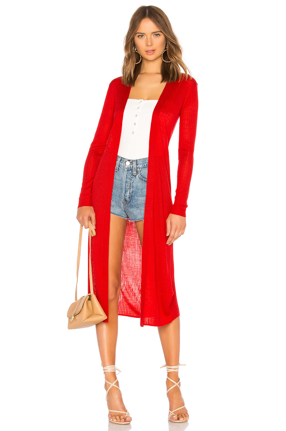 Sandy Duster in BRIGHT RED