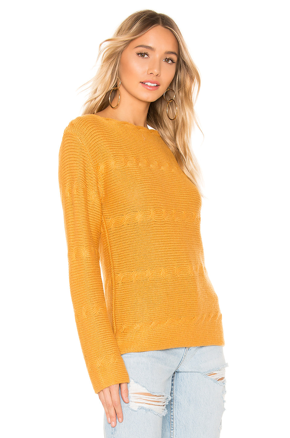 Show Sweater in DEEP YELLOW