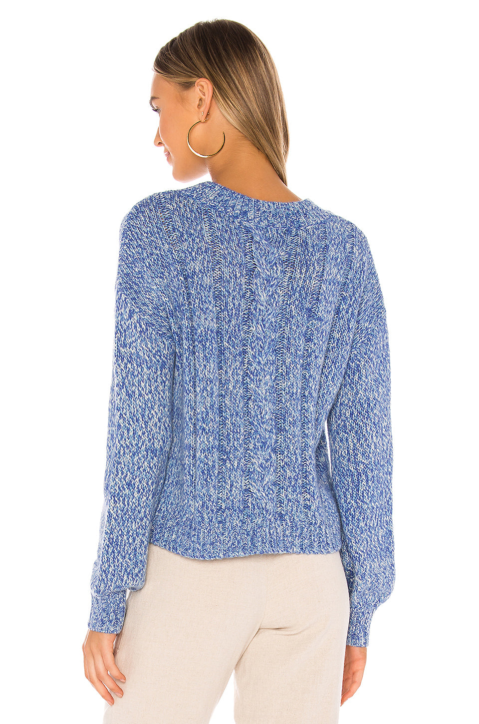 Stormi Sweater in MARLED BLUE