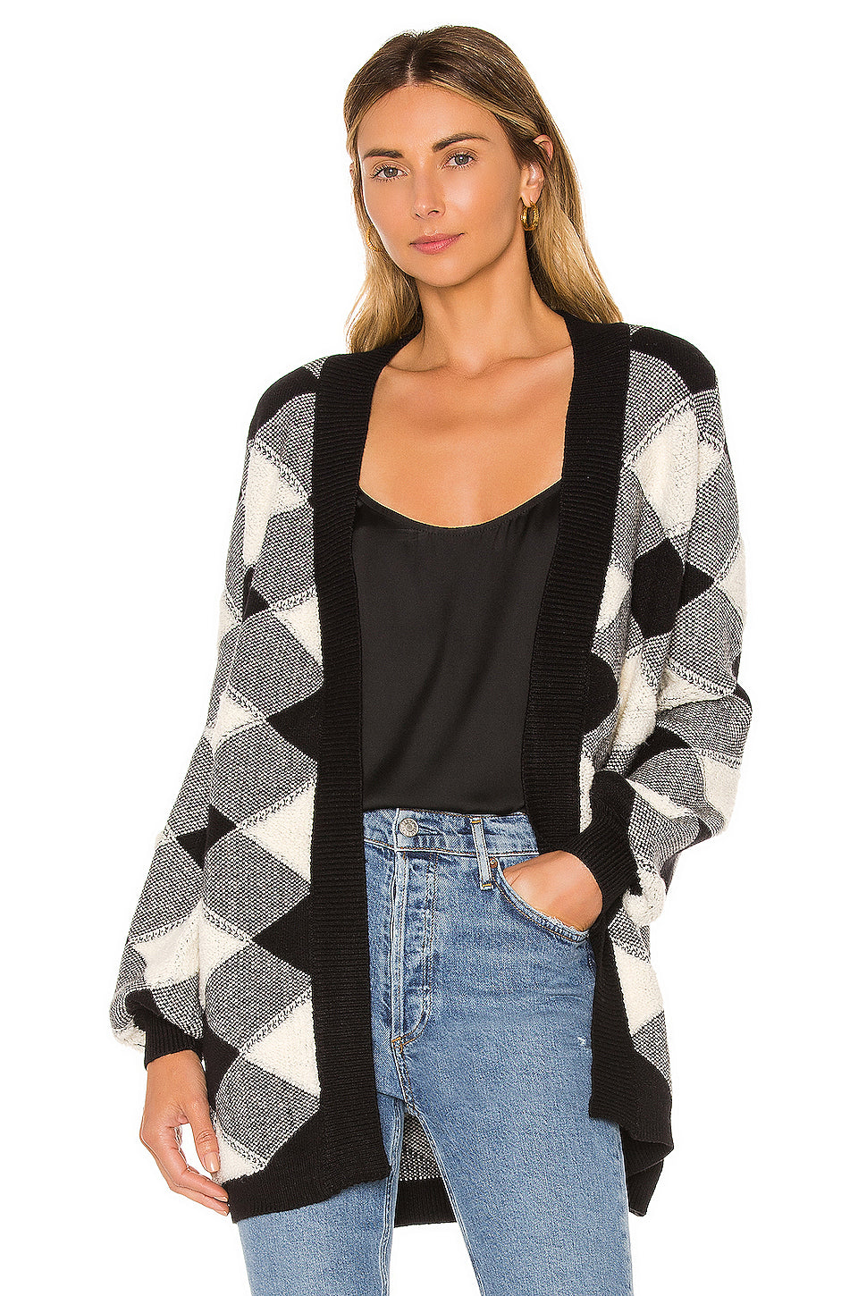 Tanner Duster in BLACK AND IVORY