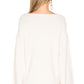 Trento Button Sweater in IVORY