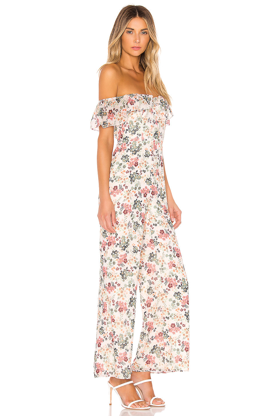 Waverly Jumpsuit in IVORY FLORAL